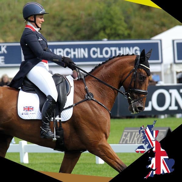 Gemma Tattersall. EQU StreamZ Magnetic Horse Fetlock Hock bands for joint care and wellbeing in horse. Unique magnetic technology which supports horses in dressage, showjumping, barrel racing, rodeo, eventing and more. Endorsed by leading professionals.  
